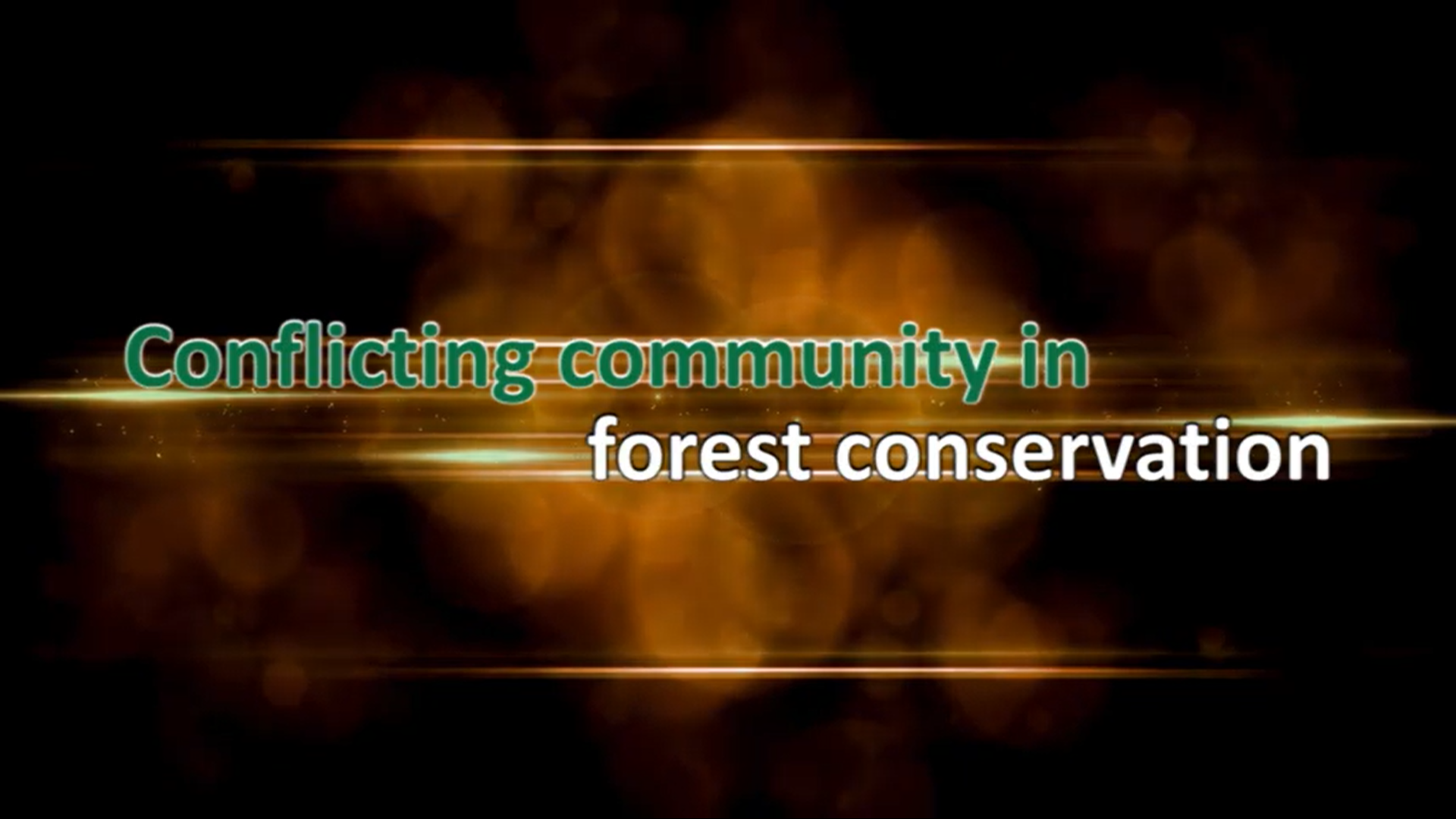 Conflict Transformation Brings Together for Forest Conservation