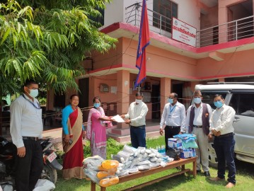 NRCTC-N provided medical supplies to temporary COVID hospital