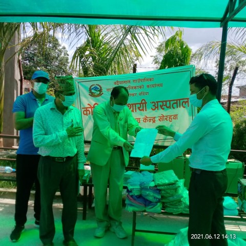 Provided Medical Supplies to Temporary COVID hospitals